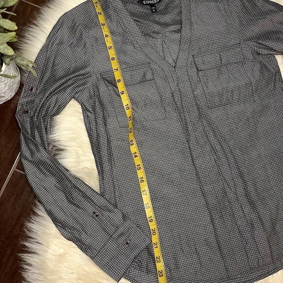 Express grey/white polka dot sz XS - Picture 7 of 7